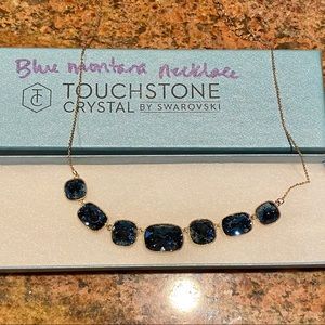 Touchstone Crystal Blue Montana necklace